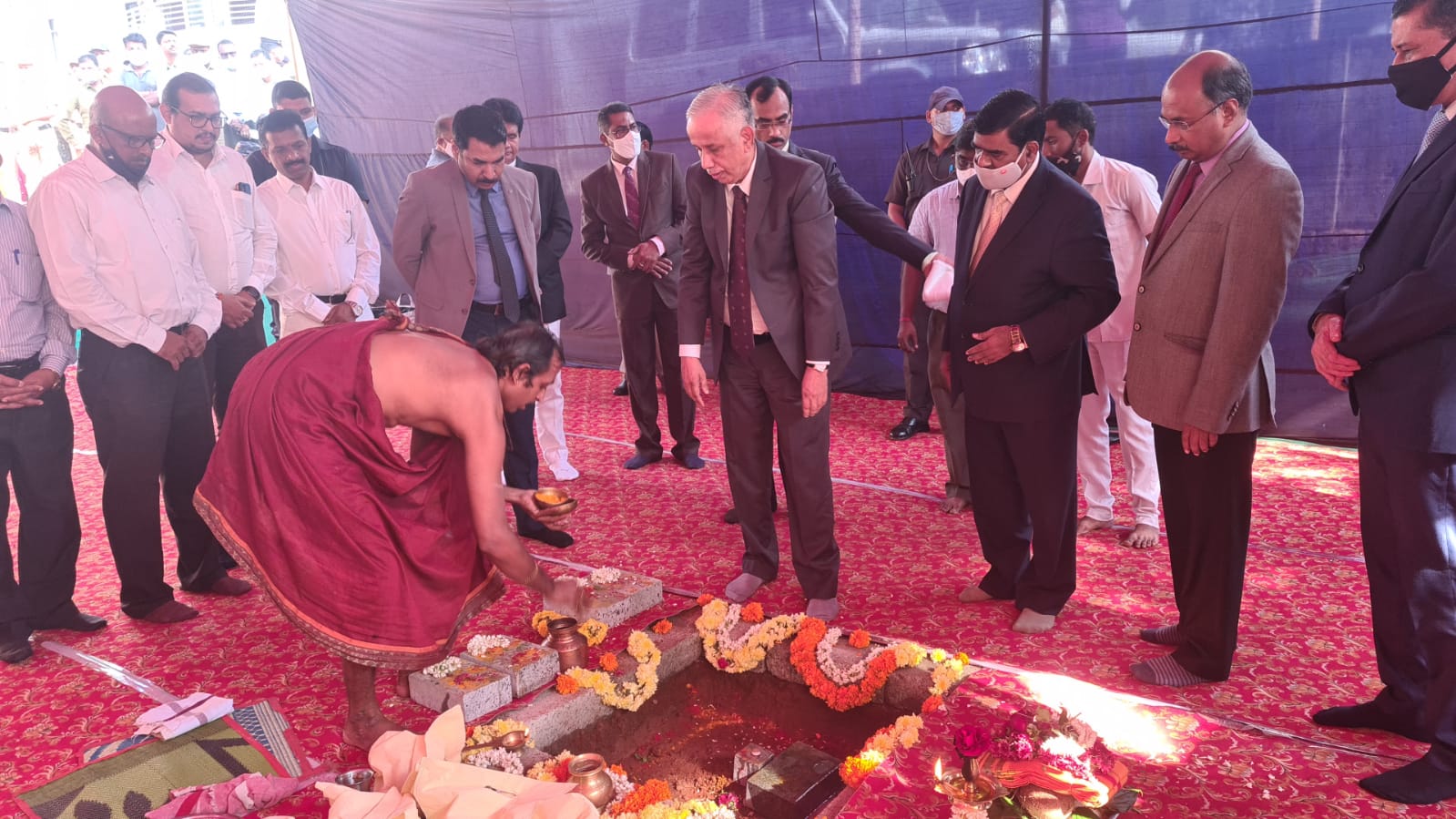 ಮಂಗಳೂರು: ನ್ಯಾಯಾಧೀಶರ ವಸತಿ ಗೃಹಗಳ ನಿರ್ಮಾಣಕ್ಕೆ ಶಿಲಾನ್ಯಾಸ