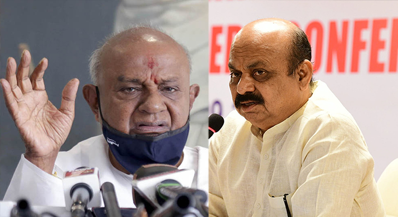 ಅನುದಾನ ಬಿಡುಗಡೆಯಲ್ಲಿ ತಾರತಮ್ಯ: ಸಿಎಂ ನಿವಾಸದ ಮುಂದೆ ಧರಣಿ ಕೂರುವೆ ಎಂದ ದೇವೇಗೌಡ