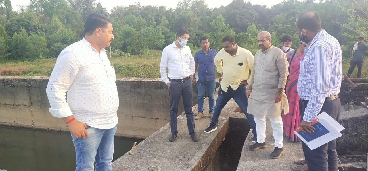 ಬಜೆ ಡ್ಯಾಮ್ ನೀರಿನ ಮಟ್ಟ ಪರಿಶೀಲನೆ