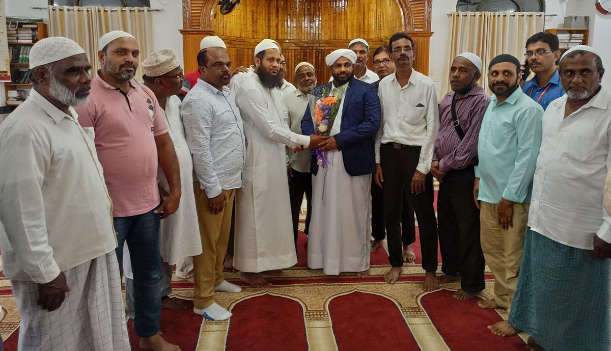 ಕೋಟ ಮಸೀದಿಗೆ ರಾಜ್ಯ ವಕ್ಫ್ ಅಧ್ಯಕ್ಷ ಶಾಫಿ ಸಅದಿ ಭೇಟಿ