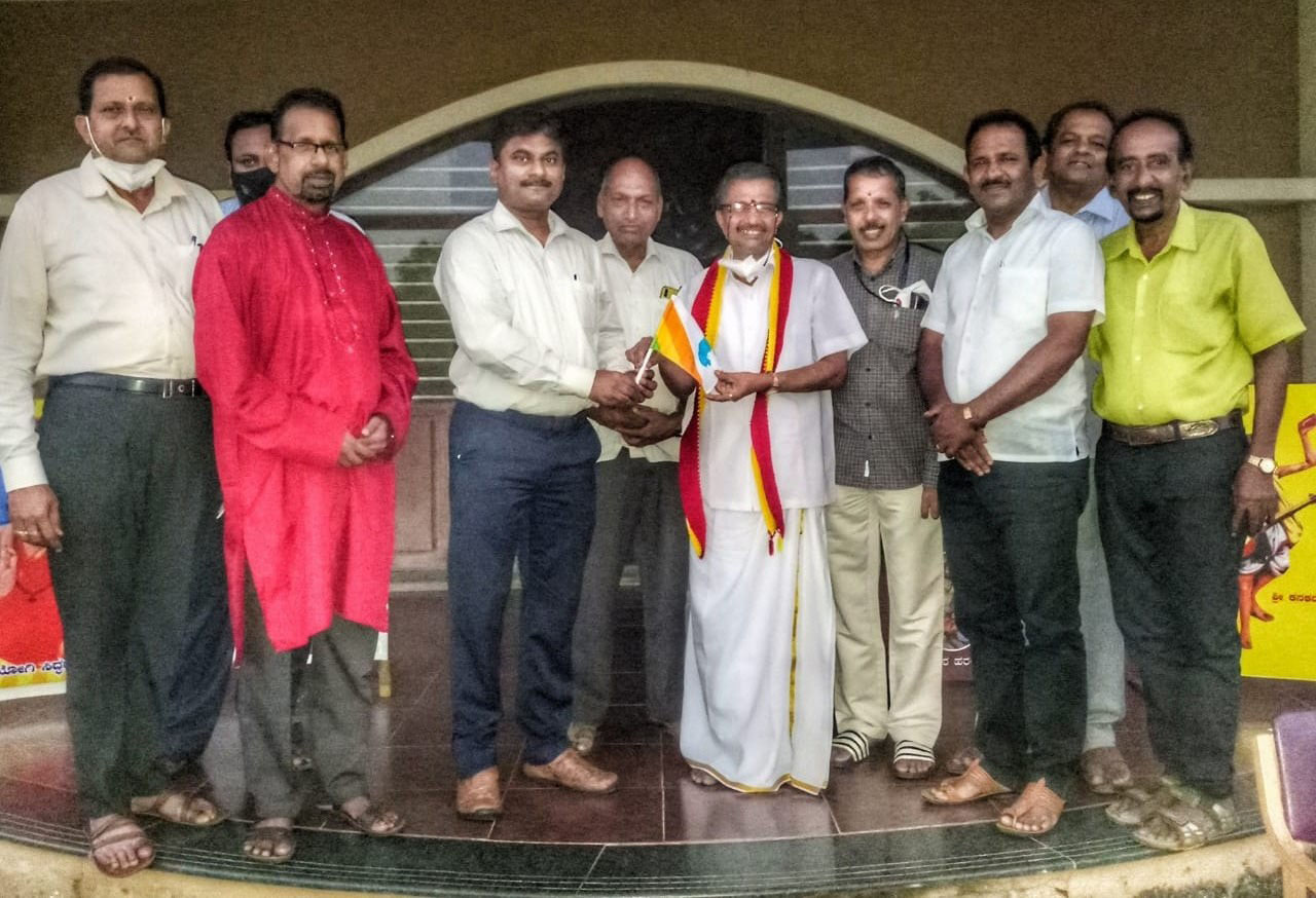 ಉಡುಪಿ ಜಿಲ್ಲಾ ಕಸಾಪ ಅಧ್ಯಕ್ಷರಿಂದ ಅಧಿಕಾರ ಸ್ವೀಕಾರ