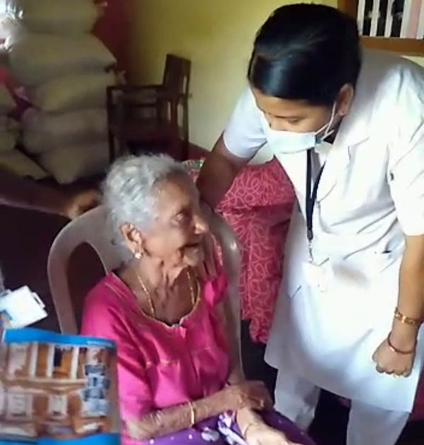 ಕಾರ್ಕಳ: ಕೋವಿಡ್ ಲಸಿಕೆ ಪಡೆದ 101 ವರ್ಷದ ವೃದ್ಧೆ