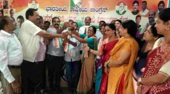 ಚಿಕ್ಕಮಗಳೂರು: ಜಿ.ಪಂ ಮಾಜಿ ಅಧ್ಯಕ್ಷೆ ಸುಜಾತಾ ಕೃಷ್ಣಪ್ಪ ಕಾಂಗ್ರೆಸ್ ಸೇರ್ಪಡೆ