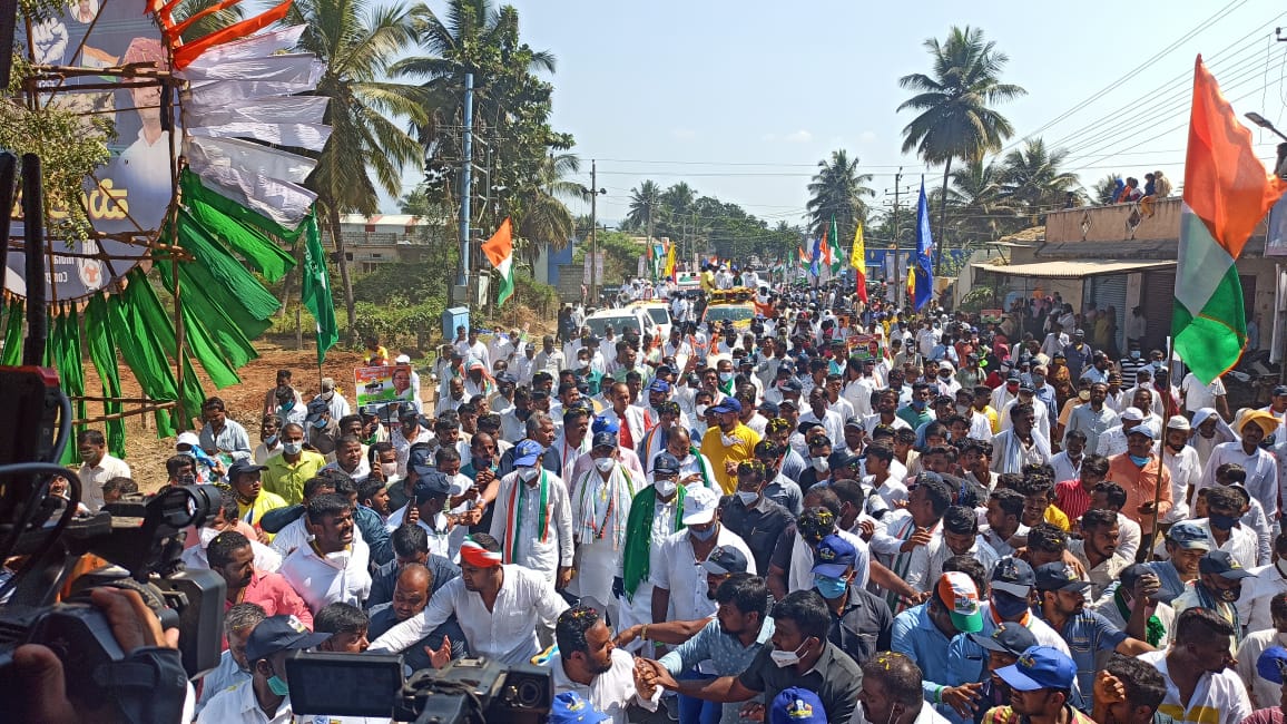 ಮೇಕೆದಾಟು ಪಾದಯಾತ್ರೆಯ ಸಮಾರೋಪ ಕಾರ್ಯಕ್ರಮಕ್ಕೆ ಬಿಬಿಎಂಪಿ ನೀಡಿದ್ದ ಅನುಮತಿ ರದ್ದು