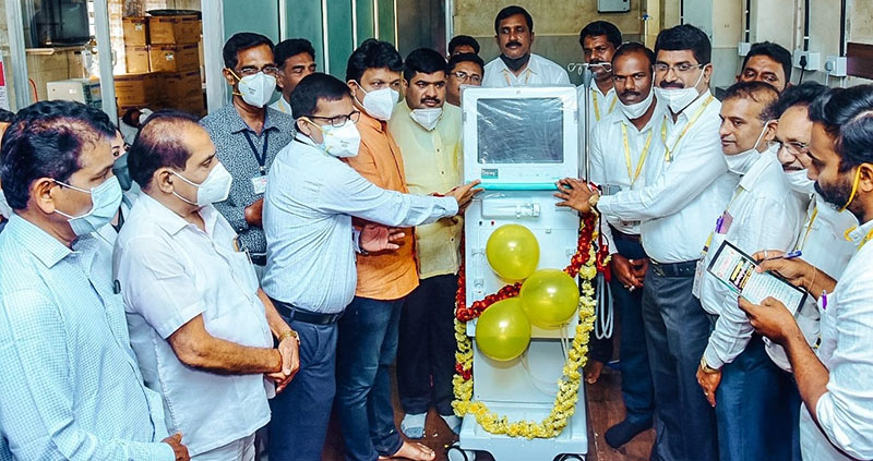 ಯುವವಾಹಿನಿಯಿಂದ ವೆನ್ಲಾಕ್ ಆಸ್ಪತ್ರೆಗೆ ಡಯಾಲಿಸಿಸ್ ಯಂತ್ರ ಕೊಡುಗೆ