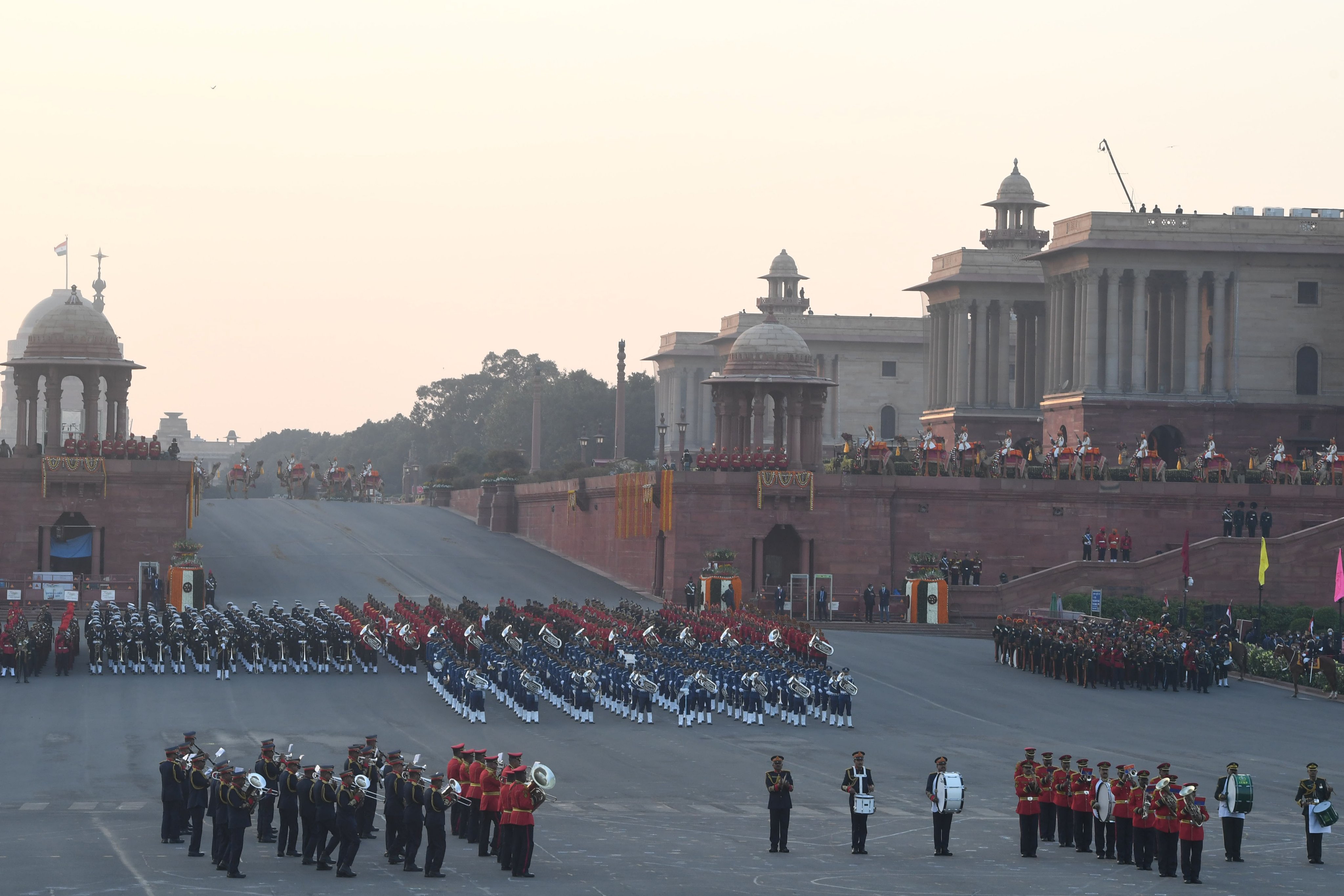ಹೊಸ ರಾಗಗಳೊಂದಿಗೆ ಗಣರಾಜ್ಯೋತ್ಸವ ಸಂಭ್ರಮಕ್ಕೆ ತೆರೆಯೆಳೆದ ಬೀಟಿಂಗ್ ರಿಟ್ರೀಟ್