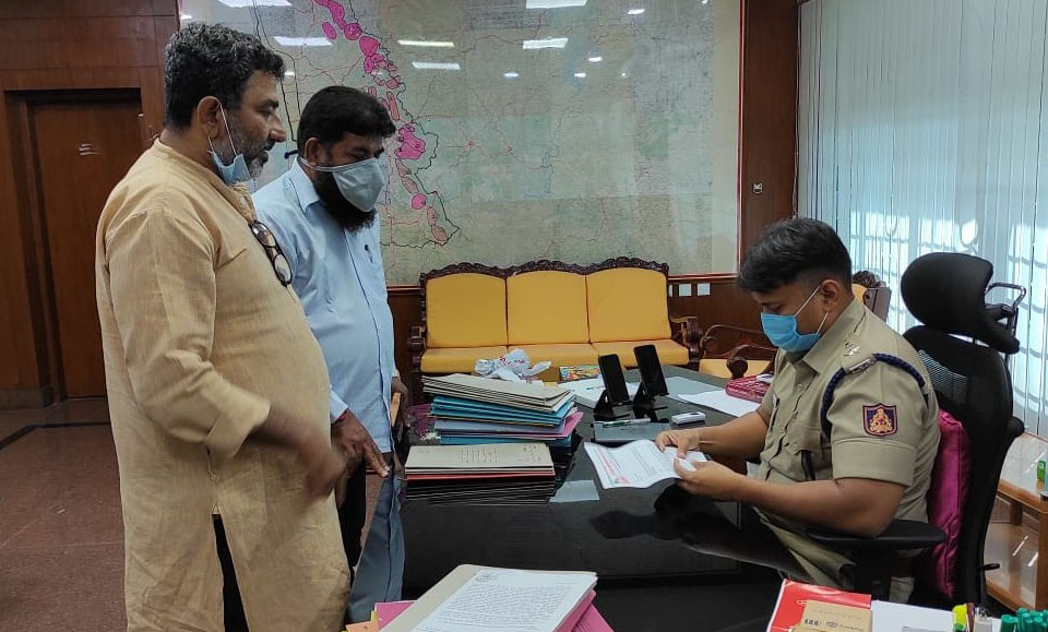 ಗಂಗೊಳ್ಳಿ ಎಸ್ಸೈ ವಜಾಕ್ಕೆ ಆಗ್ರಹಿಸಿ ಎಸ್‌ಡಿಪಿಐಯಿಂದ ಎಸ್ಪಿಗೆ ಮನವಿ