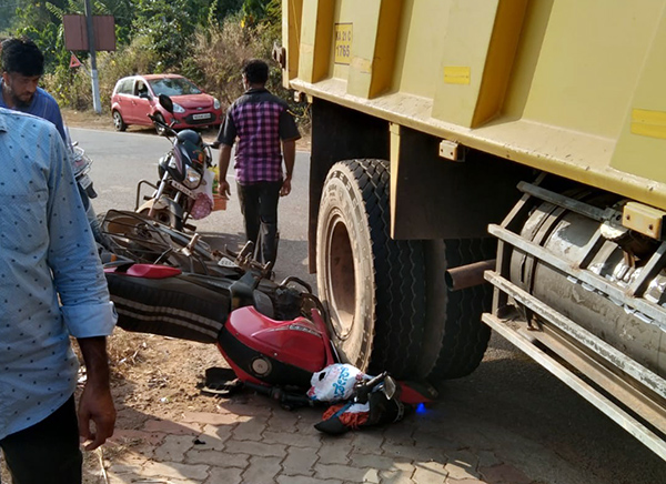 ಕಡಬ: ಟಿಪ್ಪರ್ ಢಿಕ್ಕಿ; ಬೈಕ್ ಸವಾರನಿಗೆ ಗಾಯ