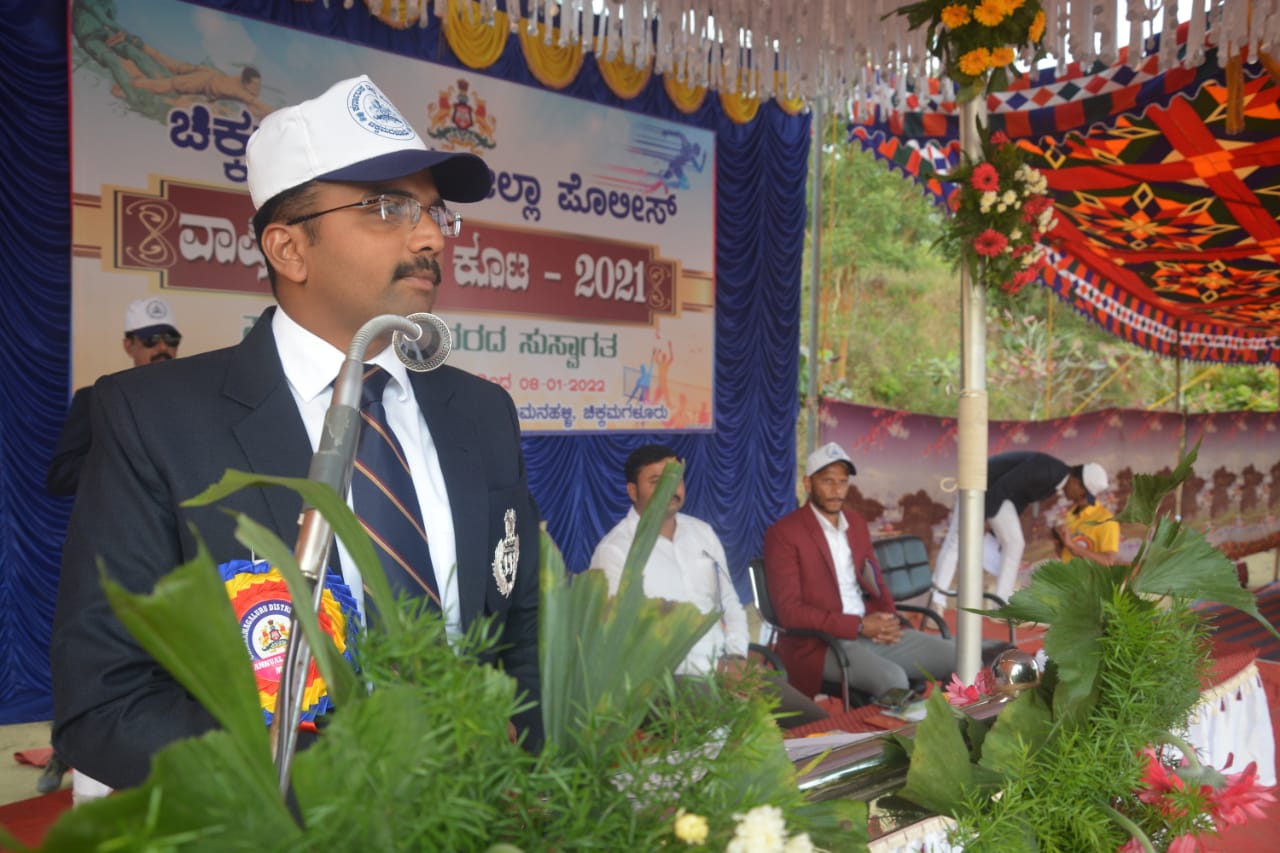 ಚಿಕ್ಕಮಗಳೂರು: ಕ್ರೀಡೆಯಿಂದ ದೈಹಿಕ, ಮಾನಸಿಕ ಆರೋಗ್ಯ ಹೆಚ್ಚಲಿದೆ; ಎಸ್ಪಿ ಎಂ.ಎಚ್.ಅಕ್ಷಯ್