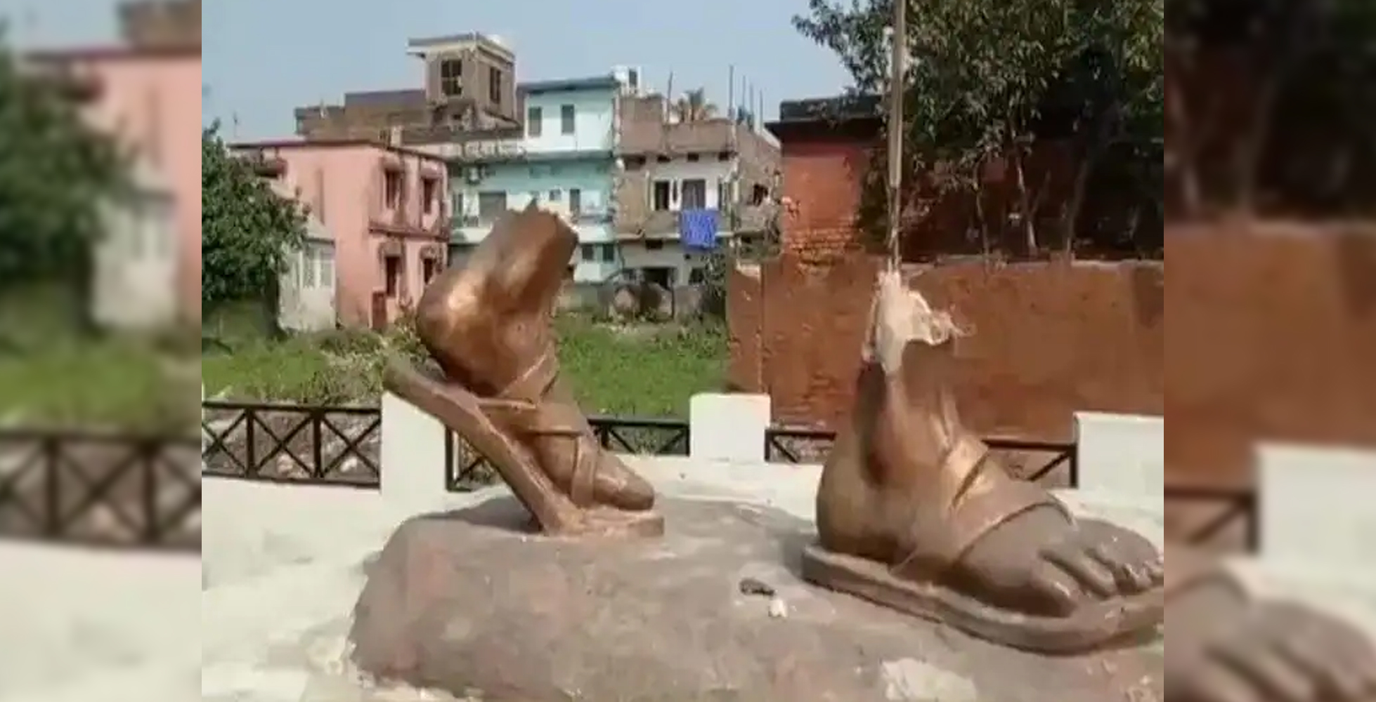 ಬಿಹಾರ: ಮಹಾತ್ಮಾ ಗಾಂಧಿ ಪ್ರತಿಮೆಯನ್ನು ಧ್ವಂಸಗೈದ ಕಿಡಿಗೇಡಿಗಳು