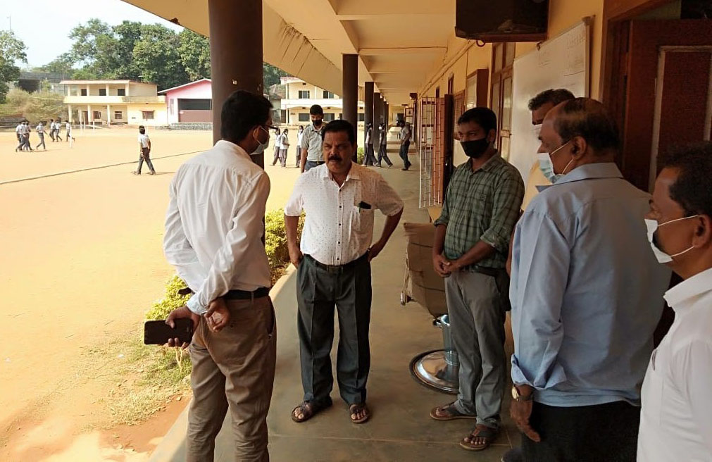 ಬ್ರಹ್ಮಾವರ ಕಾಲೇಜಿಗೆ ಉಡುಪಿ ಜಿಲ್ಲಾಧಿಕಾರಿ ಭೇಟಿ