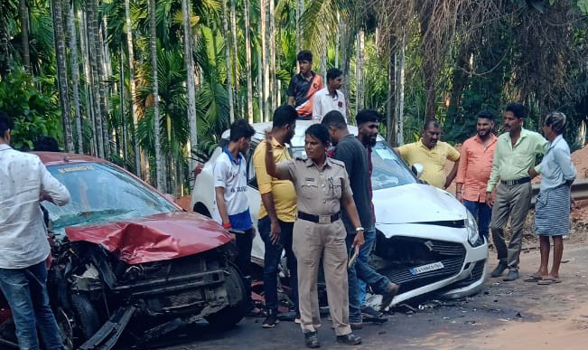 ಪುತ್ತೂರು: ಕಾರುಗಳ ನಡುವೆ ಢಿಕ್ಕಿ; ಓರ್ವ ಮೃತ್ಯು, ನಾಲ್ವರಿಗೆ ಗಾಯ