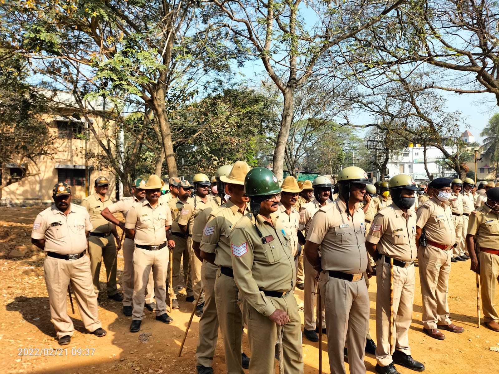 ಬಜರಂಗದಳ ಕಾರ್ಯಕರ್ತನ ಹತ್ಯೆ ಹಿನ್ನೆಲೆ: ಶಿವಮೊಗ್ಗ ನಗರದಲ್ಲೆಡೆ ಬಿಗಿ ಪೊಲೀಸ್ ಬಂದೋಬಸ್ತ್