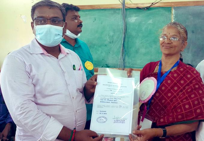 ತಮಿಳುನಾಡು ಸ್ಥಳೀಯ ಸಂಸ್ಥೆ ಚುನಾವಣೆ: ಗೋಡ್ಸೆ ಬೆಂಬಲಿಸಿ ವಿವಾದ ಸೃಷ್ಟಿಸಿದ್ದ ಬಿಜೆಪಿ ಅಭ್ಯರ್ಥಿ ಗೆಲುವು