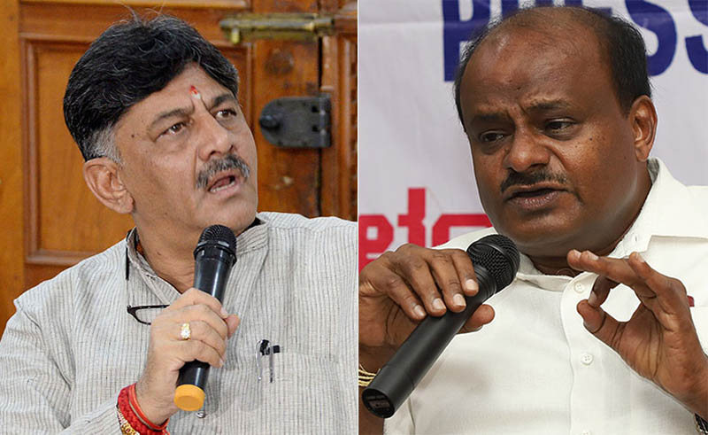 ನೀವು ಮಣ್ಣಿನ ಮಕ್ಕಳಲ್ಲ, ಕಲ್ಲಿನ ಮಕ್ಕಳು: ಡಿಕೆಶಿಗೆ ಕುಮಾರಸ್ವಾಮಿ ತಿರುಗೇಟು