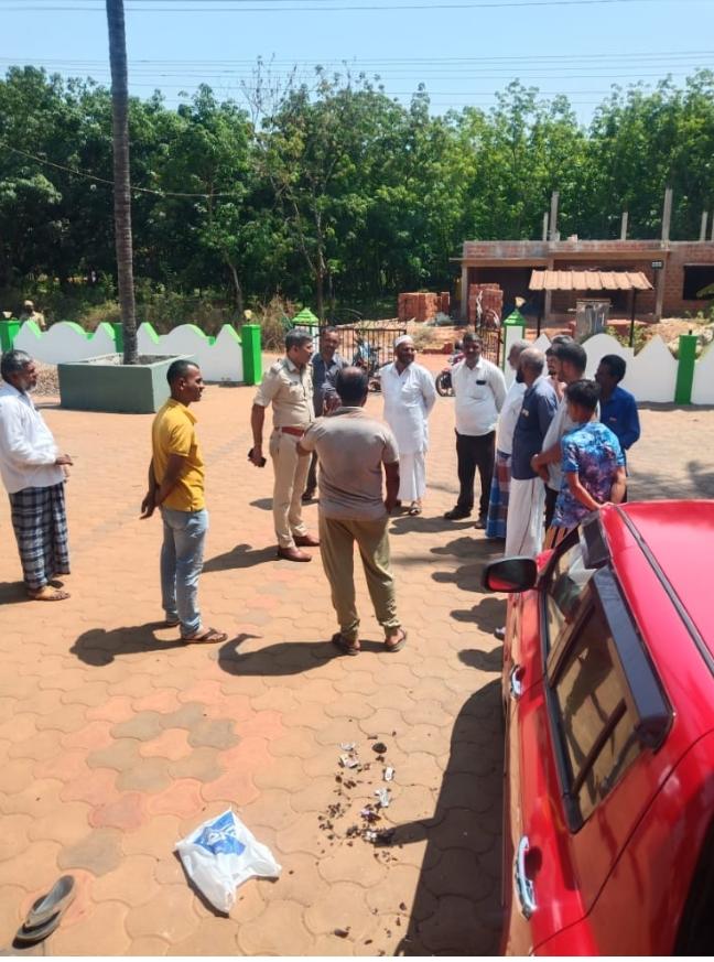 ಬೆಳ್ತಂಗಡಿ: ಮಸೀದಿಗೆ ಬಿಯರ್ ಬಾಟಲಿ ಎಸೆದು ದಾಂಧಲೆ