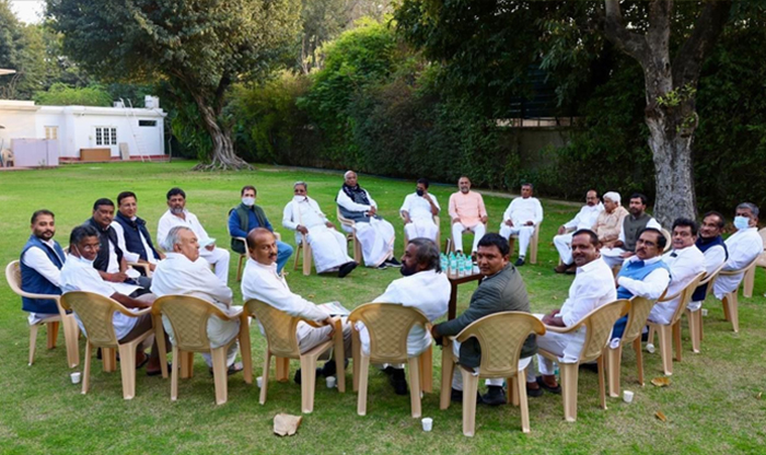 ದಿಲ್ಲಿಯಲ್ಲಿ ರಾಹುಲ್ ಗಾಂಧಿ ನೇತೃತ್ವದಲ್ಲಿ ರಾಜ್ಯ ಕಾಂಗ್ರೆಸ್ ನಾಯಕರ ಸಭೆ