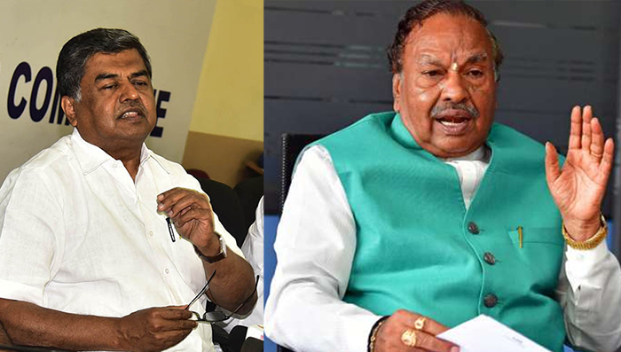 ಹರ್ಷ ಕುಟುಂಬಕ್ಕೆ ಈಶ್ವರಪ್ಪ ಟಿಕೆಟ್ ಬಿಟ್ಟು ಕೊಡಲಿ, ಕಾಂಗ್ರೆಸ್‌ ಅಭ್ಯರ್ಥಿಯನ್ನೇ ಹಾಕಲ್ಲ ಎಂದ ಬಿ.ಕೆ ಹರಿಪ್ರಸಾದ್