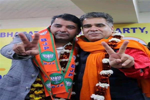 ಹಿರಿಯ ಕಾಂಗ್ರೆಸ್‌ ನಾಯಕ ಗುಲಾಂ ನಬಿ ಆಝಾದ್ ರ ಸೋದರ ಪುತ್ರ ಬಿಜೆಪಿಗೆ ಸೇರ್ಪಡೆ