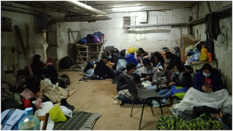 ಉಕ್ರೇನ್ ಬಿಕ್ಕಟ್ಟು:‌ ಆಹಾರ,ನೀರಿನ ಕೊರತೆಯಿಂದ ಕಂಗೆಟ್ಟಿರುವ ಭಾರತೀಯ ವಿದ್ಯಾರ್ಥಿಗಳಿಂದ ಕೇಂದ್ರದ ನೆರವಿಗಾಗಿ ಕೂಗು