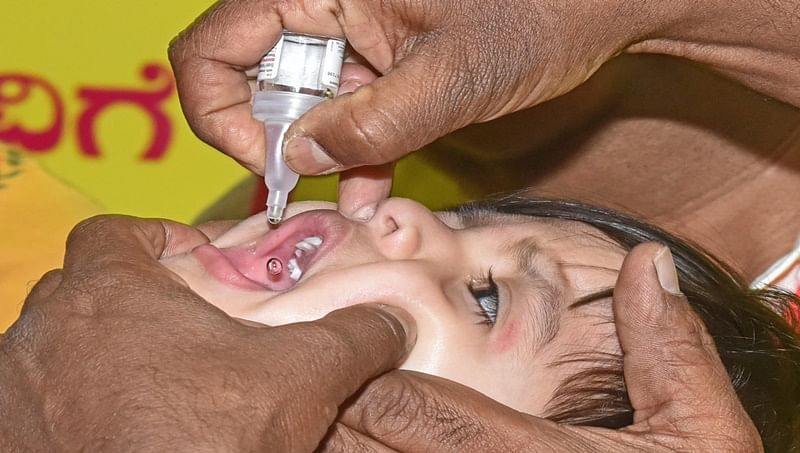 ಪೊಲಿಯೋ ಲಸಿಕೆ: ಉಡುಪಿ ಜಿಲ್ಲೆಯಲ್ಲಿ ಶೇ.99.73 ಸಾಧನೆ