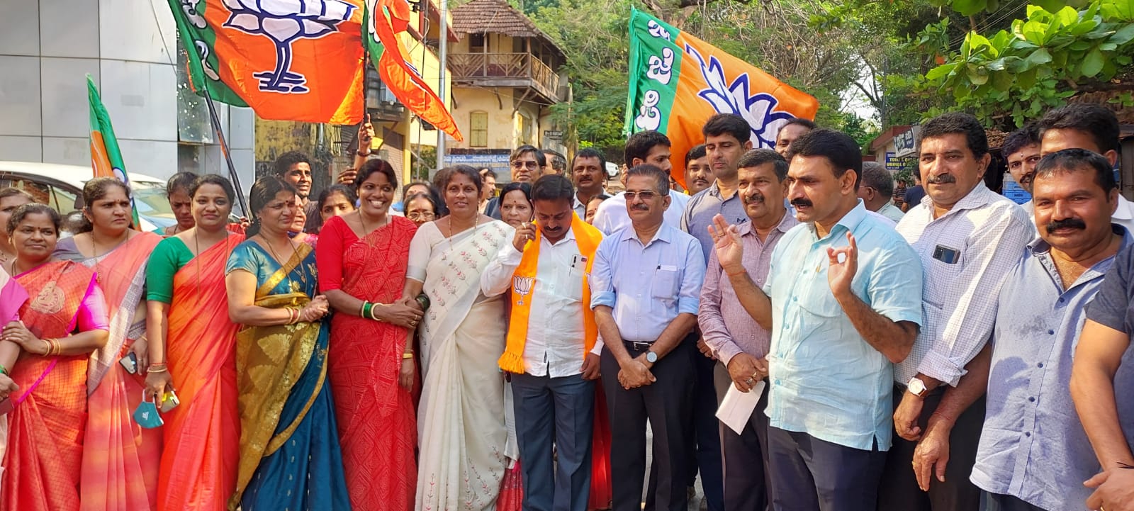ಮಂಗಳೂರು: ಬಿಜೆಪಿ ಸಂಭ್ರಮಾಚರಣೆ