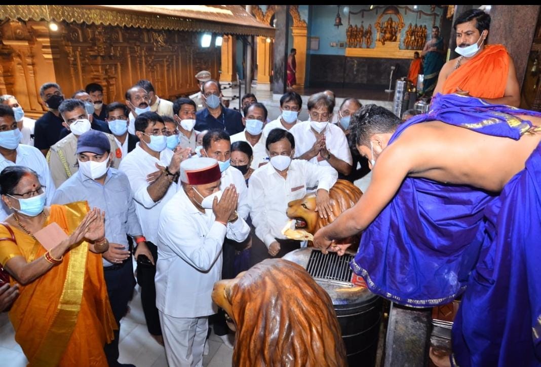 ಕುದ್ರೋಳಿ ದೇವಸ್ಥಾನಕ್ಕೆ ರಾಜ್ಯಪಾಲ ಥಾವರ್ ಚಂದ್ ಗೆಹ್ಲೋಟ್ ಭೇಟಿ