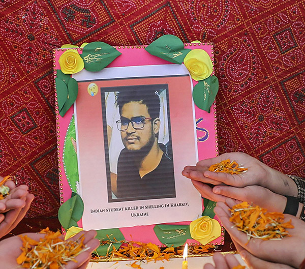 ಭಾರತೀಯ ವೈದ್ಯಕೀಯ ವಿದ್ಯಾರ್ಥಿಯ ಸಾವು ಪ್ರಕರಣದ ತನಿಖೆಯನ್ನು ರಷ್ಯಾ ನಡೆಸಲಿದೆ ಎಂದ ರಾಯಭಾರಿ