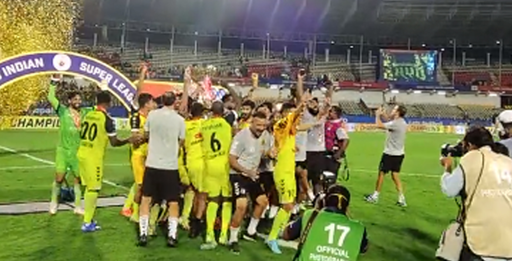 ಇಂಡಿಯನ್ ಸೂಪರ್ ಲೀಗ್: ಹೈದರಾಬಾದ್ ಚಾಂಪಿಯನ್