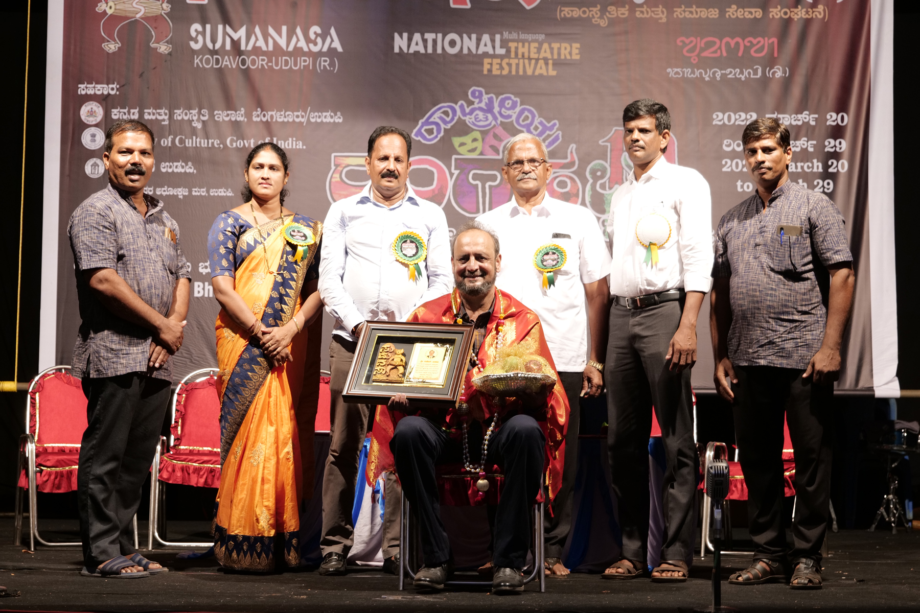 ಕಲಾವಿದ ಸುಹೇಲ್‌ಗೆ ರಂಗ ಸಾಧಕ ಸನ್ಮಾನ