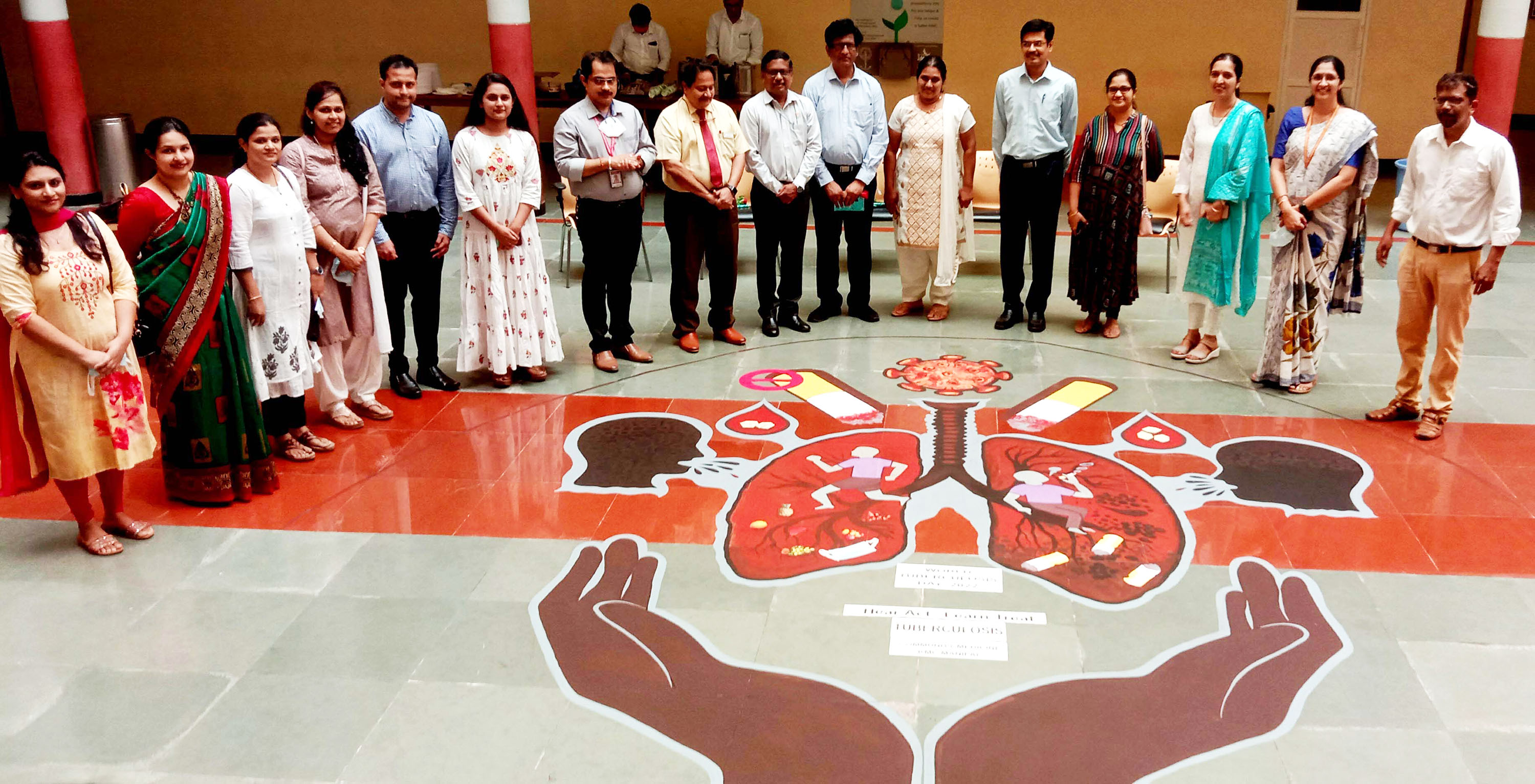 ಮಣಿಪಾಲ: ವಿಶ್ವ ಕ್ಷಯರೋಗ ದಿನಾಚಣೆ, ಕಲಾಕೃತಿ ಅನಾವರಣ