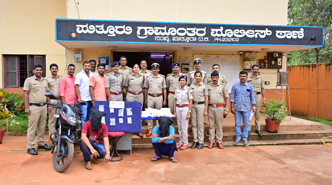 ಪುತ್ತೂರು: ಕಳ್ಳತನ ಪ್ರಕರಣ; ಇಬ್ಬರು ಆರೋಪಿಗಳ ಬಂಧನ