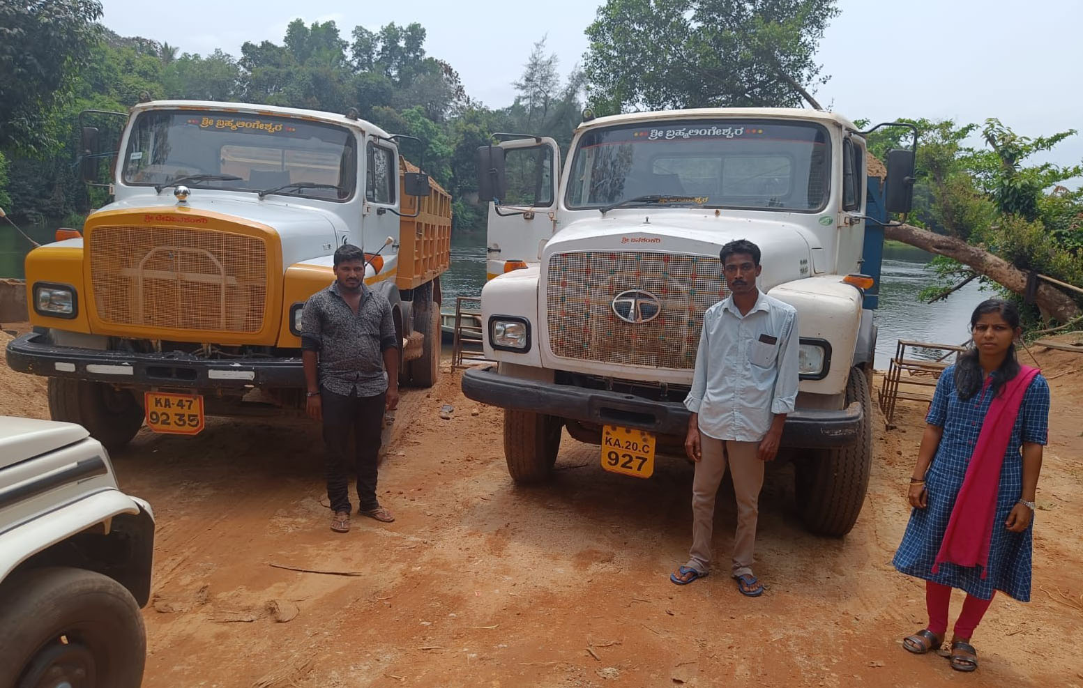 ಅಕ್ರಮ ಮರಳುಗಾರಿಕೆ ಆರೋಪ : ಮೂರು ಟಿಪ್ಪರ್ ವಶ