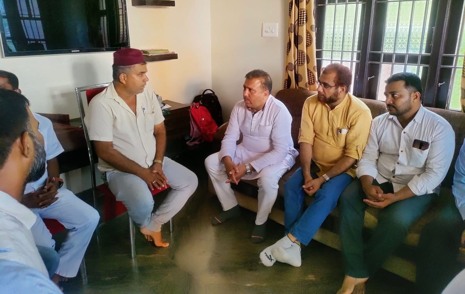 ಮಲ್ಲಾರ್ ಸ್ಪೋಟ: ಮೃತರ ಮನೆಗೆ ಎಸ್‌ಡಿಪಿಐ ರಾಜ್ಯಾಧ್ಯಕ್ಷರ ಭೇಟಿ