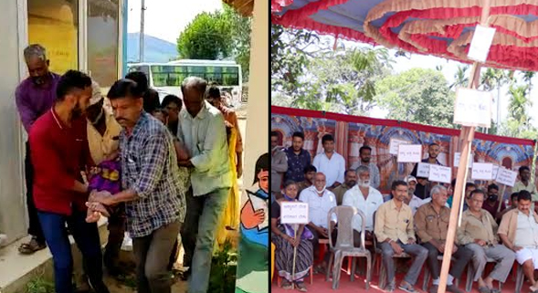 ಕಳಸದಲ್ಲಿ 6ನೇ ದಿನಕ್ಕೆ ಕಾಲಿಟ್ಟ ಅತಿವೃಷ್ಟಿ ಸಂತ್ರಸ್ತರ ಧರಣಿ: ಉಪವಾಸ ಸತ್ಯಾಗ್ರಹ ಕೈಗೊಂಡಿದ್ದ ಮಹಿಳೆ ಆಸ್ಥಸ್ಥ