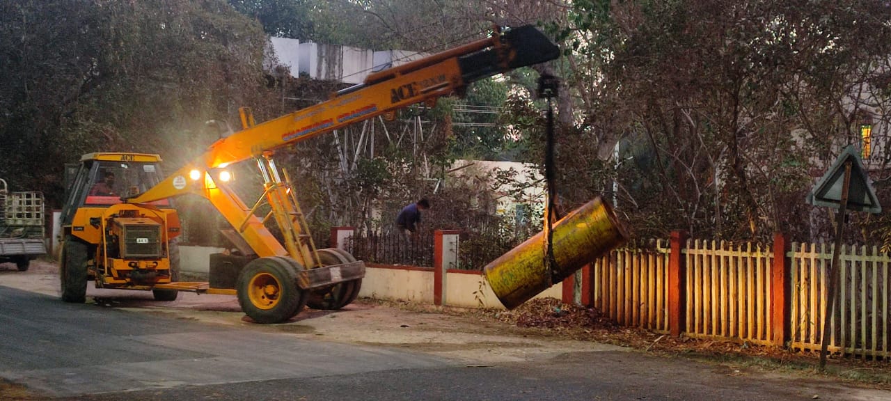 ಮೈಸೂರು: ಕ್ಲೋರಿನ್ ಸಿಲಿಂಡ್ ವಾಲ್ವ್ ತುಂಡಾಗಿದ್ದರಿಂದ ಅನಿಲ ಸೋರಿಕೆ ಶಂಕೆ; ಅಧಿಕಾರಿಗಳಿಂದ ತನಿಖೆ