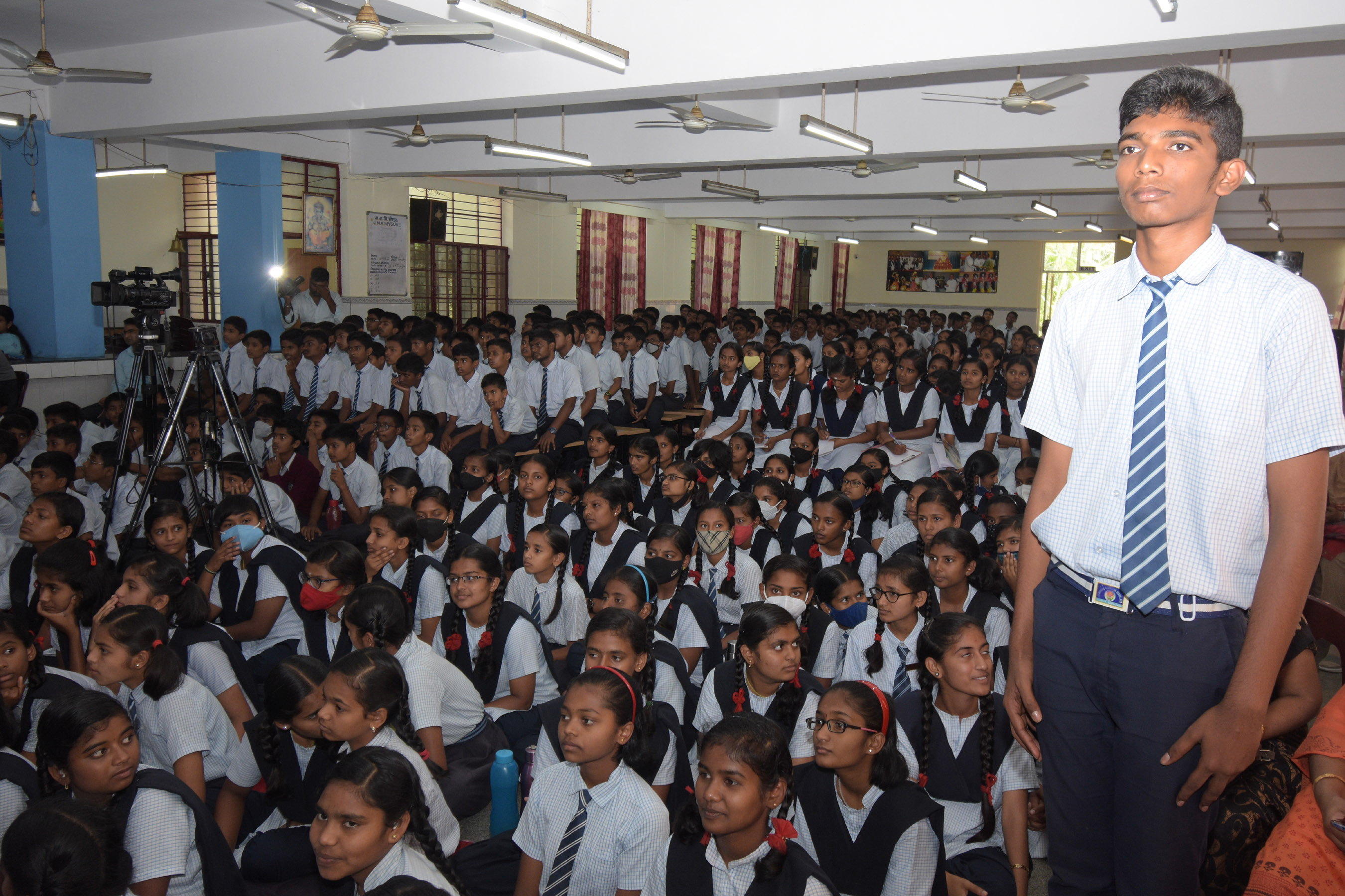 ಪರೀಕ್ಷಾ ಪೆ ಚರ್ಚೆ ಕಾರ್ಯಕ್ರಮದಲ್ಲಿ ಮೈಸೂರಿನ ವಿದ್ಯಾರ್ಥಿ ಎಂ.ಬಿ.ತರುಣ್ ಭಾಗಿ