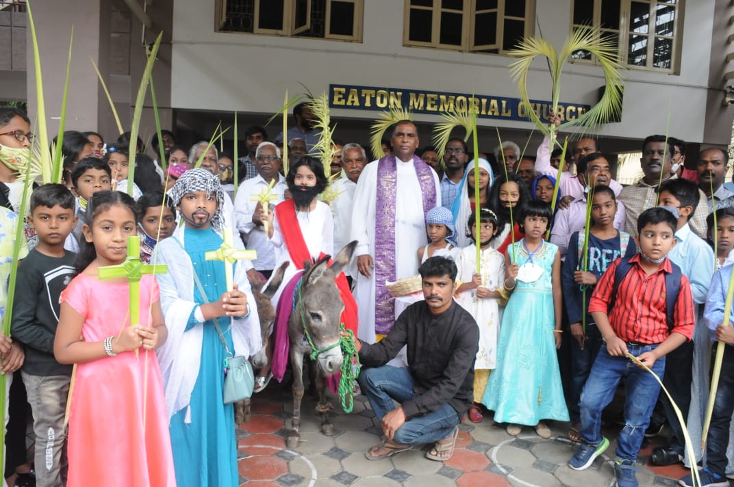 ಬೆಂಗಳೂರಿನಲ್ಲಿ ಪಾಮ್ ಸಂಡೇ ಆಚರಣೆ