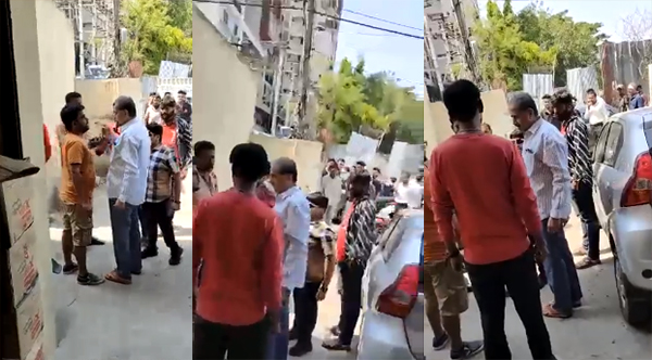 ಬೆಂಗಳೂರು: ಕಾಂಗ್ರೆಸ್ ವಿಧಾನಪರಿಷತ್ ಸದಸ್ಯ ಯು.ಬಿ.ವೆಂಕಟೇಶ್ ಜೊತೆ ಯುವಕನ ಮಾರಾಮಾರಿ