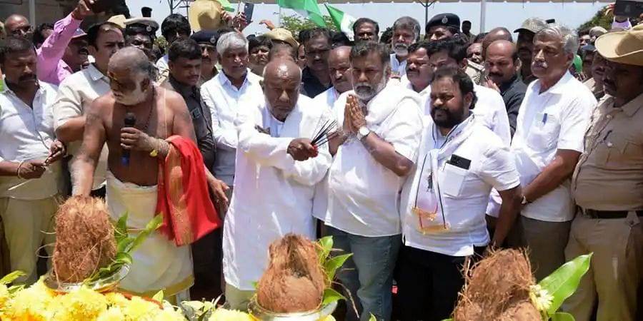 ನೆಲ, ಜಲ ರಕ್ಷಣೆ ಜೆಡಿಎಸ್‍ನಿಂದ ಮಾತ್ರ ಸಾಧ್ಯ: ಎಚ್.ಡಿ. ದೇವೇಗೌಡ