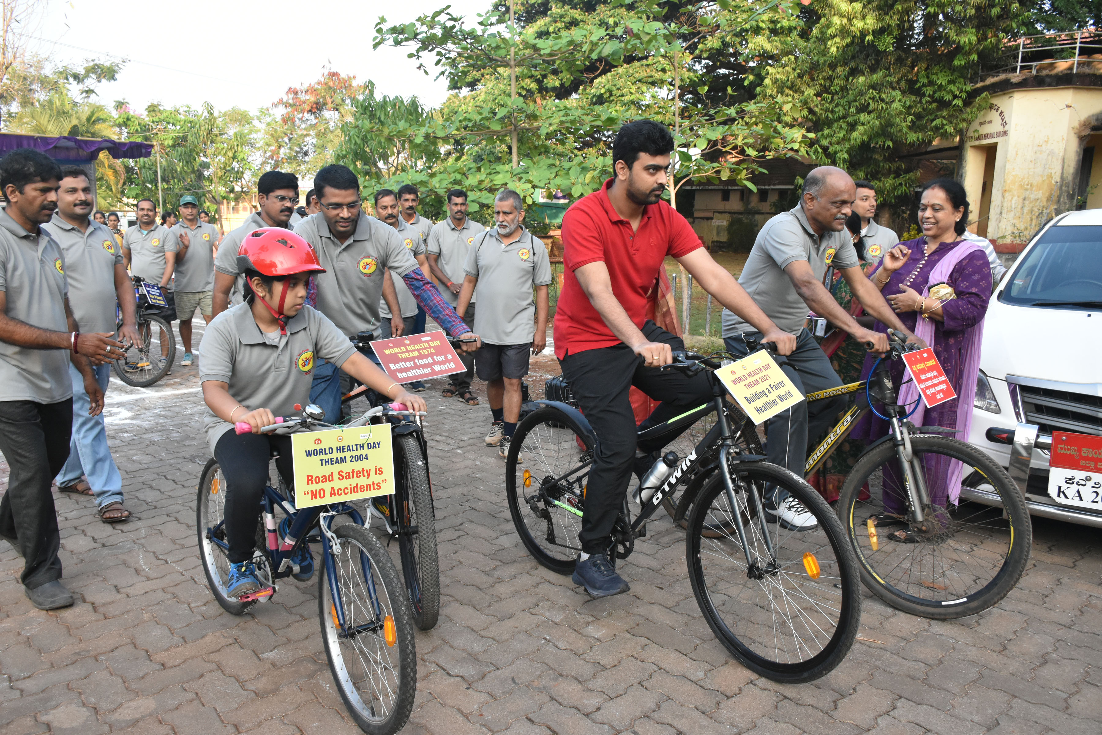 ಉಡುಪಿ: ವಿಶ್ವ ಆರೋಗ್ಯ ದಿನಾಚರಣೆ ಪ್ರಯುಕ್ತ ಸೈಕಲ್ ಜಾಥಾ