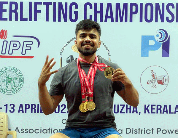 ರಾ.ಜೂನಿಯರ್ ಕ್ಲಾಸಿಕ್ ಪವರ್‌ಲಿಫ್ಟಿಂಗ್ ಚಾಂಪಿಯನ್‌ಶಿಪ್: ಸಂತ ಜೋಸೆಫ್ ಇಂಜಿನಿಯರಿಂಗ್ ಕಾಲೇಜು ವಿದ್ಯಾರ್ಥಿ ಪ್ರಥಮ