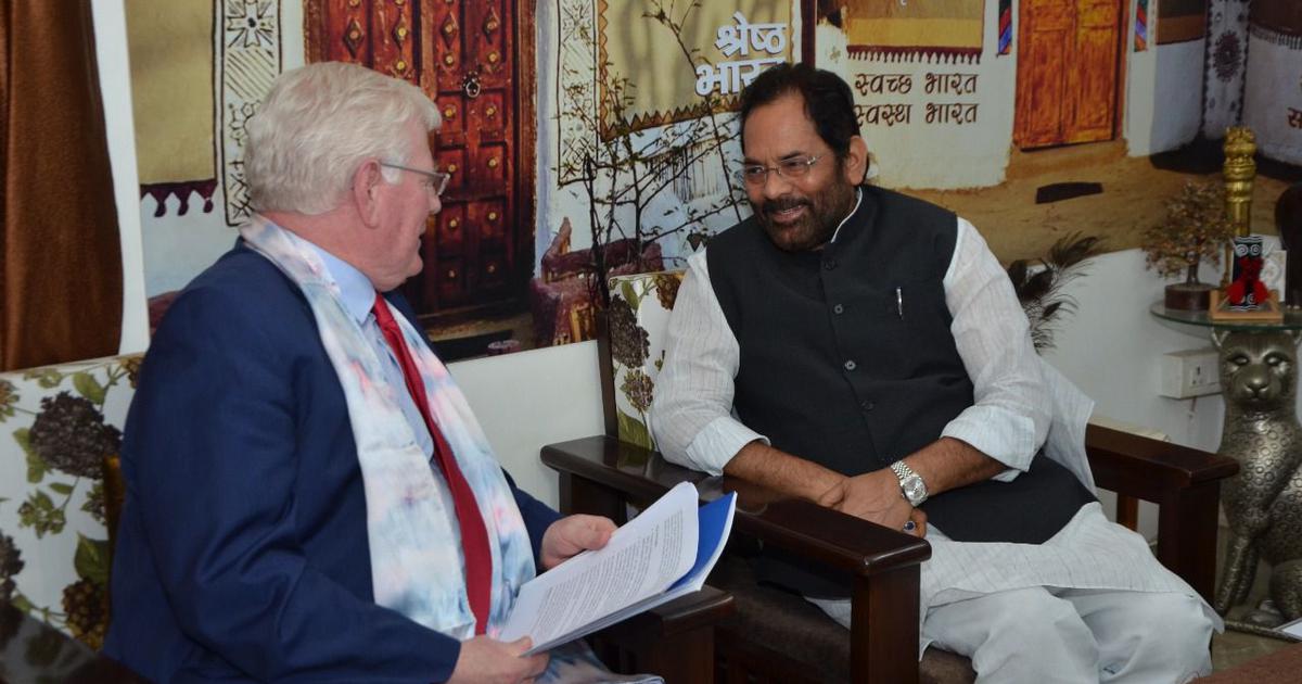 ಈ 7-8 ವರ್ಷಗಳಲ್ಲಿ ದೇಶದಲ್ಲಿ ದೊಡ್ಡ ಕೋಮುಗಲಭೆ ನಡೆದೇ ಇಲ್ಲ: ಯುರೋಪಿಯನ್‌ ಯೂನಿಯನ್‌ ಪ್ರತಿನಿಧಿಗೆ ನಕ್ವಿ ಹೇಳಿಕೆ