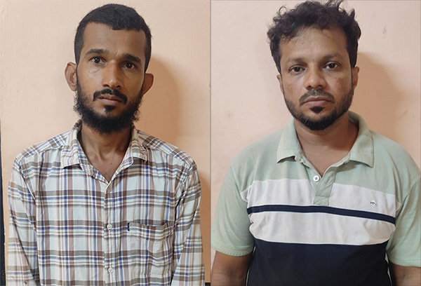 ಅಕ್ರಮ ಪಡಿತರ ಅಕ್ಕಿ ಸಂಗ್ರಹ ಆರೋಪ : ಇಬ್ಬರ ಬಂಧನ