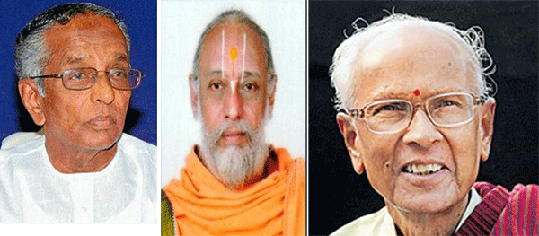 ಗೊ.ರು. ಚನ್ನಬಸಪ್ಪ, ಭಾಷ್ಯಂ ಸ್ವಾಮಿ, ಪ್ರೊ.ಟಿ.ವಿ.ವೆಂಕಟಾಚಲ ಶಾಸ್ತ್ರಿಗೆ ನಾಡೋಜ ಗೌರವ ಪದವಿ