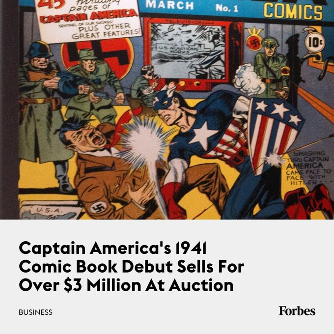 ಹರಾಜಿನಲ್ಲಿ 3.1 ಮಿಲಿಯನ್ ಡಾಲರ್ ಗಳಿಸಿದ 1940ರ ಕಾಮಿಕ್ಸ್ ಪುಸ್ತಕ