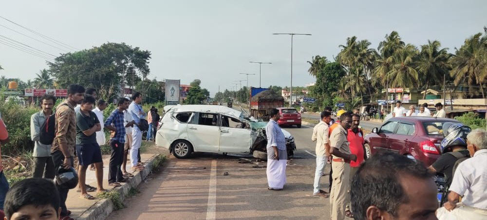 ಬೈಂದೂರು; ಕಾರು ಅಪಘಾತ: ಕಾರವಾರ ಜಿಪಂ ಮಾಜಿ ಸದಸ್ಯ ಗಂಭೀರ