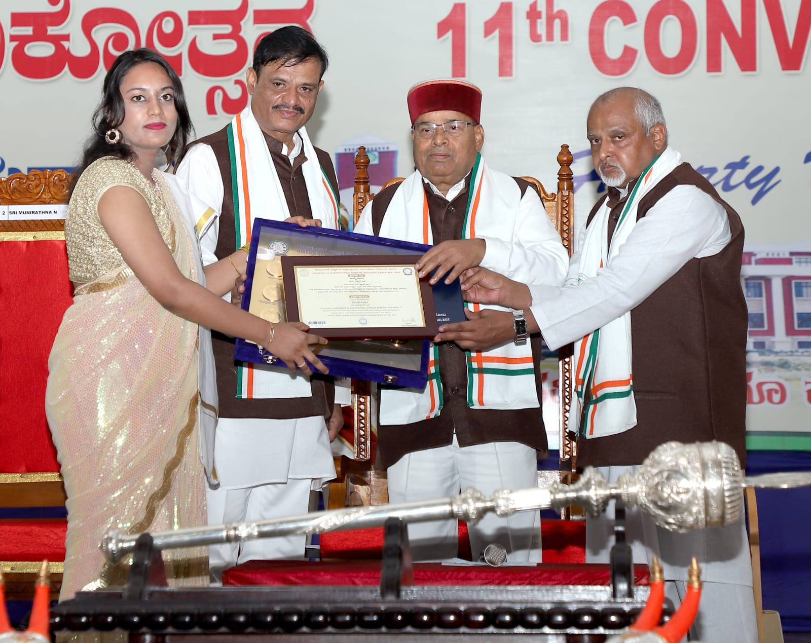 ಬಾಗಲಕೋಟೆ ತೋಟಗಾರಿಕೆ ವಿ.ವಿ ಘಟಿಕೋತ್ಸವ: ಚಿನ್ನದ ಪದಕ ಪಡೆದ ಉಮ್ಮೇಸಾರಾ ಅಸ್ಮತ್ ಅಲಿ, ಮೇಘಾ ಅರುಣ್