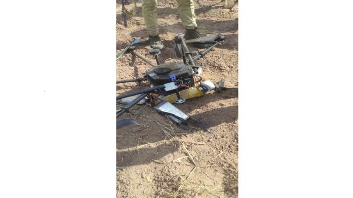 ಪಾಕಿಸ್ತಾನದಿಂದ ಬಂದ ಡ್ರೋನ್ ಅನ್ನು ಹೊಡೆದುರುಳಿಸಿದ ಜಮ್ಮು-ಕಾಶ್ಮೀರದ ಪೊಲೀಸ್
