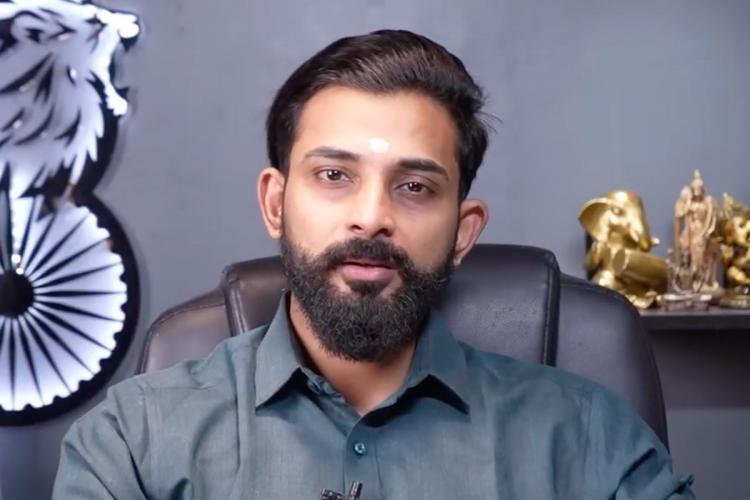 ದೇವಾಲಯಗಳ ಪ್ರತಿಮೆ ನವೀಕರಣಕ್ಕಾಗಿ ನಿಧಿ ಸಂಗ್ರಹ, ವಂಚನೆ ಆರೋಪ: ಬಲಪಂಥೀಯ ತಮಿಳು ಯೂಟ್ಯೂಬರ್‌ ಬಂಧನ